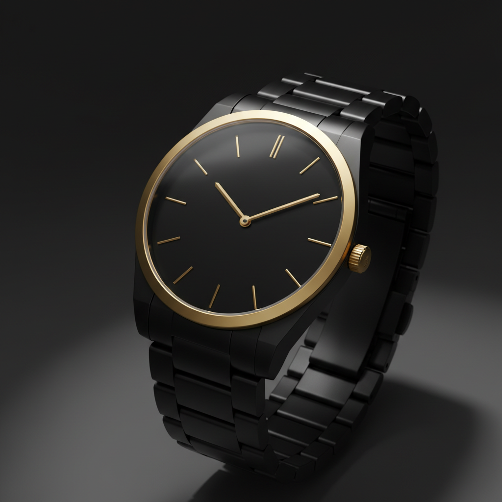 Trend Nova Steel Watch Black